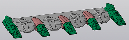 Режущая кромка ковша экскаватора